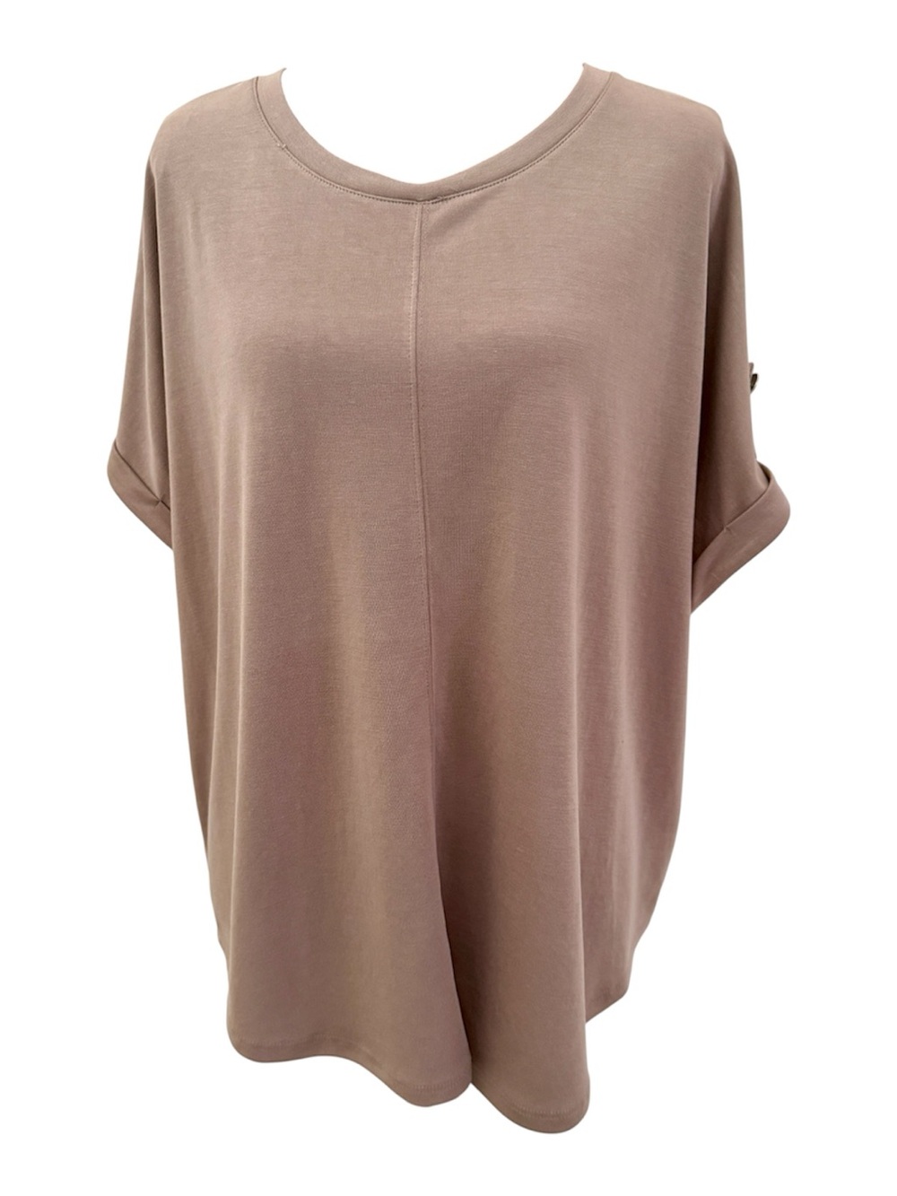 Cable & Gauge Shirt Women's Size 1X Cuffed Sleeves Gathers on Side With Bottom
